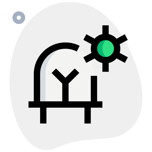 Settings electronics light equipment icon