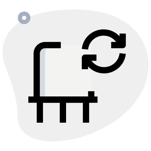 Refresh refresh chip transistor icon