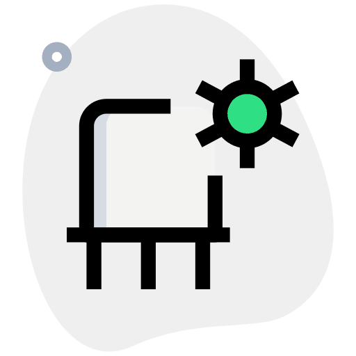 Settings electronics processor electrical component icon