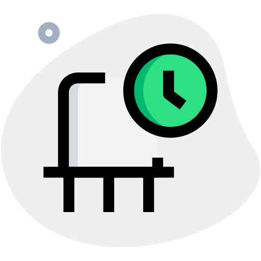 Time electrical component time electronics icon