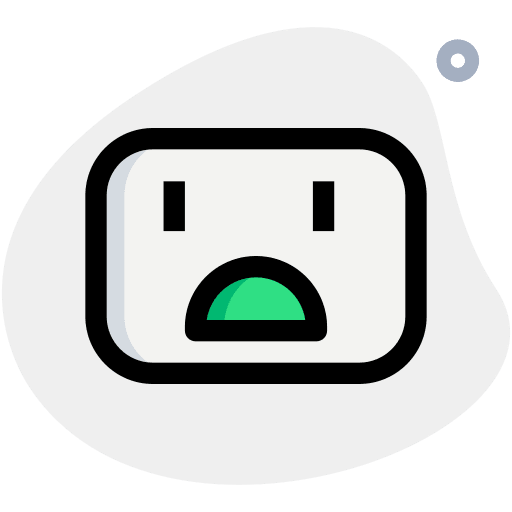 Wall socket power socket electric socket icon