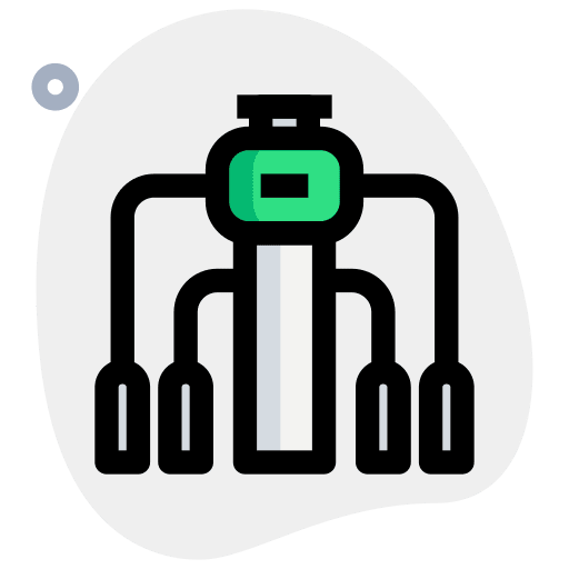 Pipeline manufacturing production pipeline icon