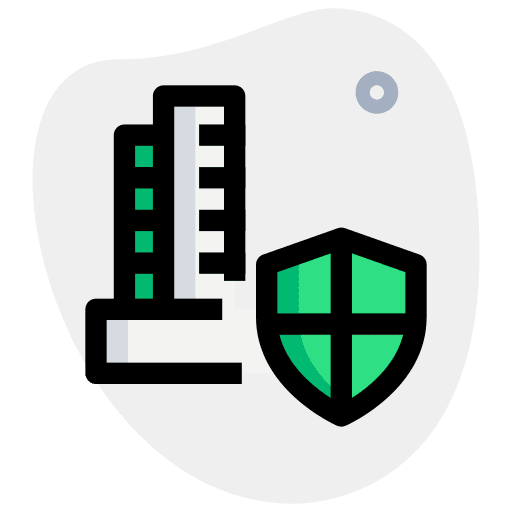 Secure factory secure shield icon