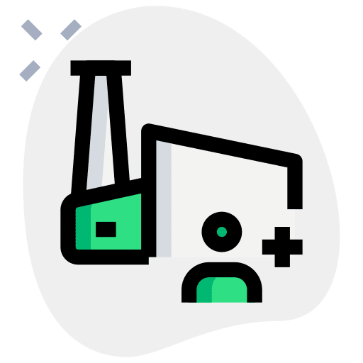 Workers user factory product icon