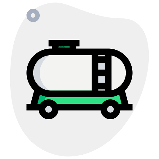 Oil tanker transportation oil truck refill icon