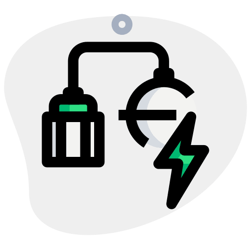 Power agriculture power silo icon