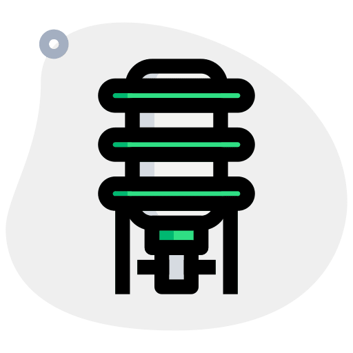 Structure silo farm house buildings icon