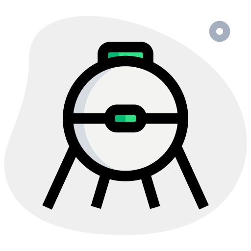 Tanker buildings barn water icon