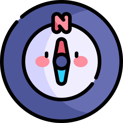 Compass compass maps and location exploration icon
