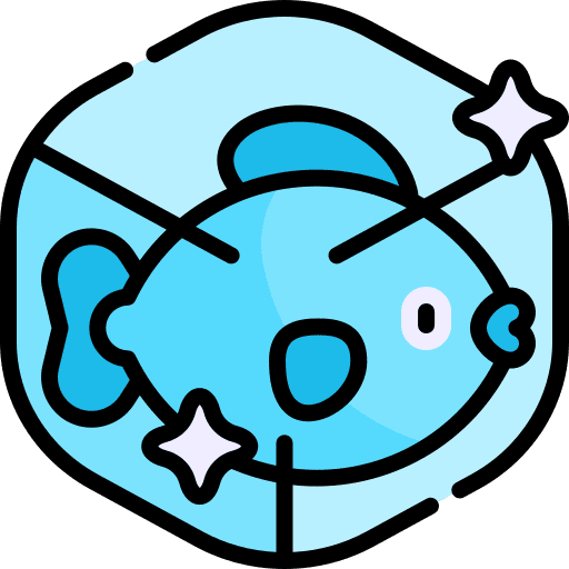 Fish diet healthy food organic icon