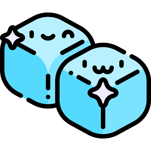 Ice cubes cold drink ice cubes icon