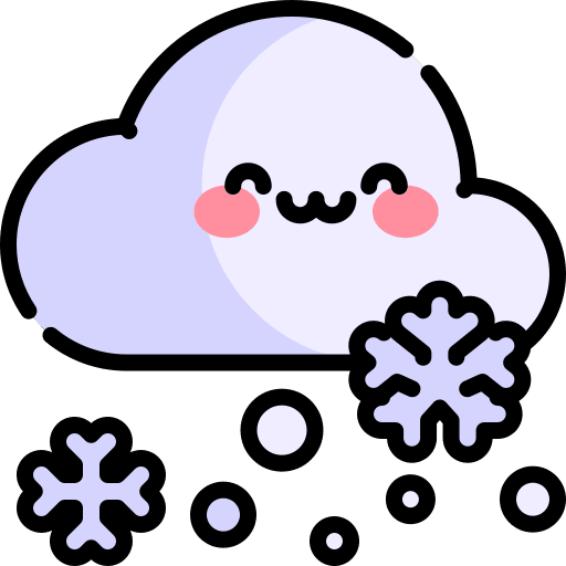 Snowing snowfall weather snow icon