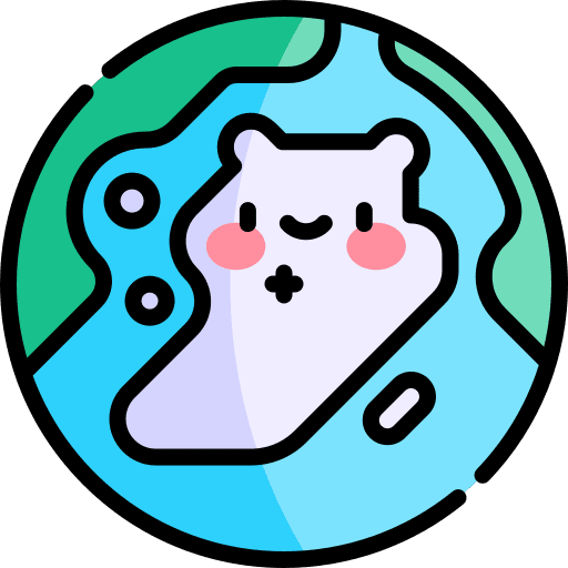 Arctic map country arctic icon