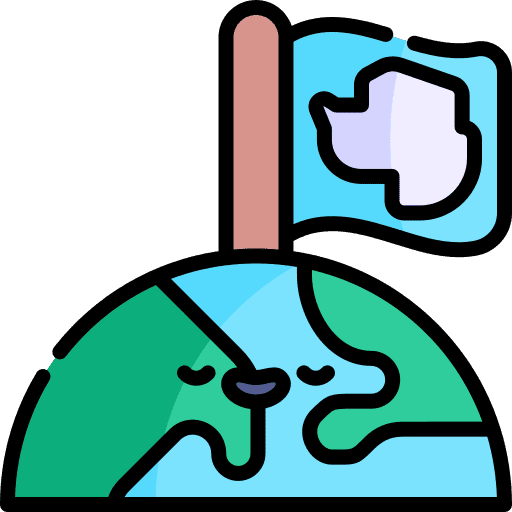 Arctic marker world arctic icon