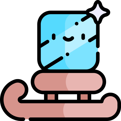 Sleigh ice sleigh ice sledge icon