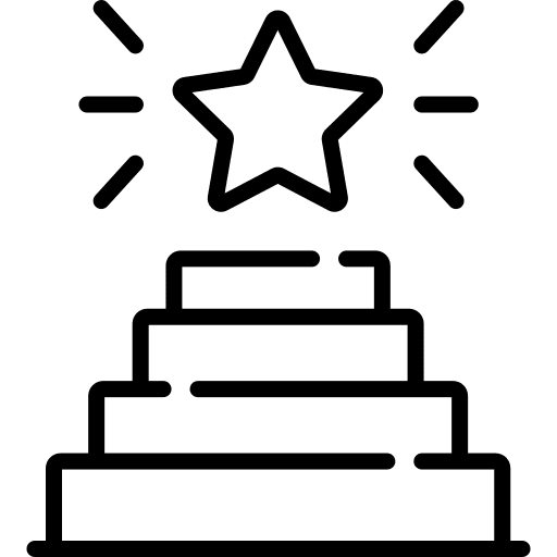 Star winner achievement sports and competition icon