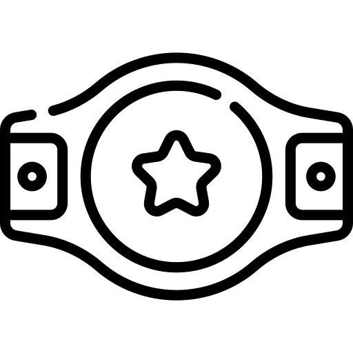 Champion champion belt win icon
