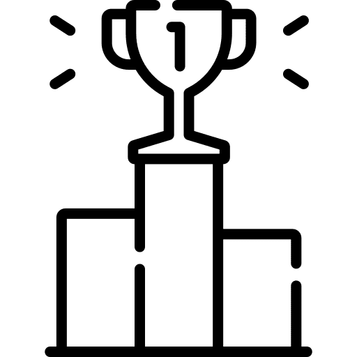 Champion first champion sports and competition icon