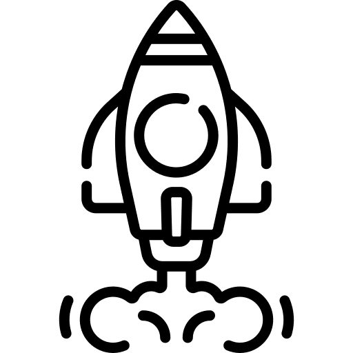 Growth transportation transport startup icon