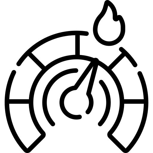 Performance efficiency speed performance icon