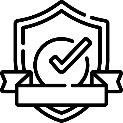 Quality sports and competition quality shield icon