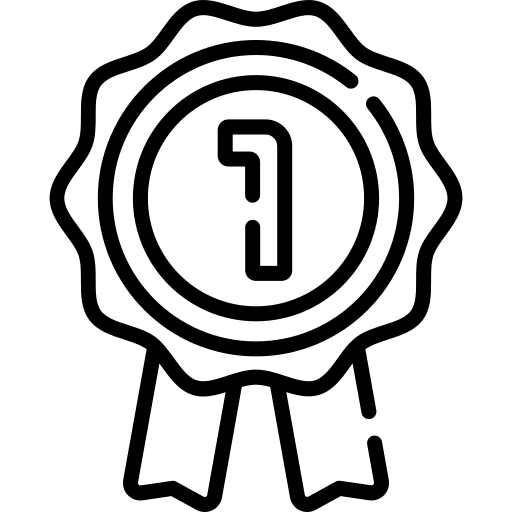 Badge best number one award icon