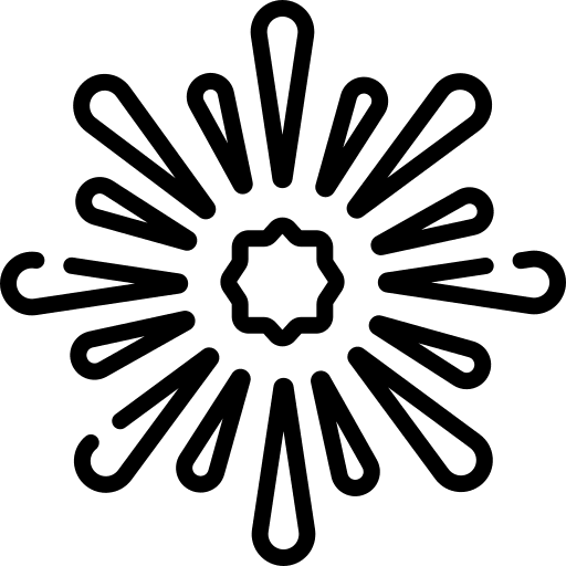 Fireworks birthday and party party celebrate icon