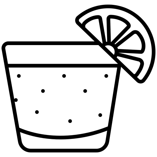 Tequila shot mexico food and restaurant lemon icon