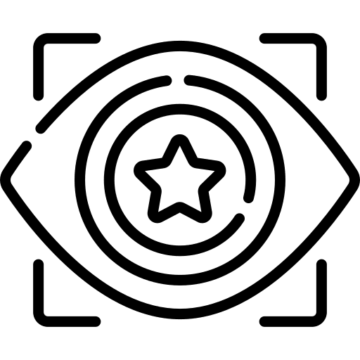 Vision marketing sight vision icon