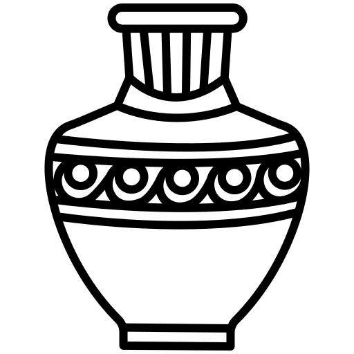 Vase cultures decoration antique icon