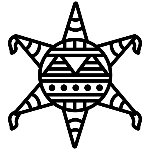 Piñata mexico star fun icon