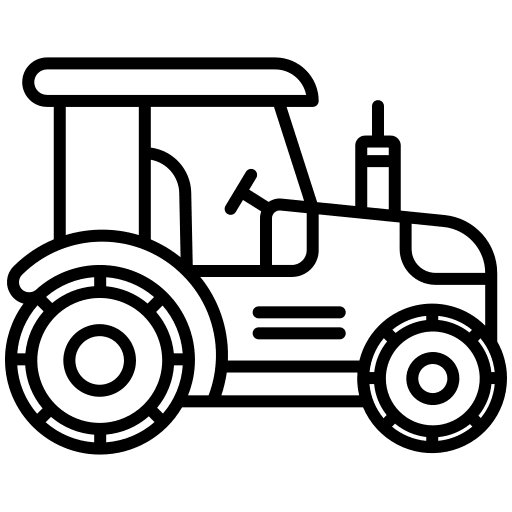 Tractor transportation tractor agriculture icon