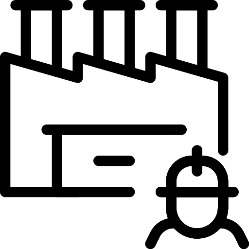 Factory industry factory stock icon