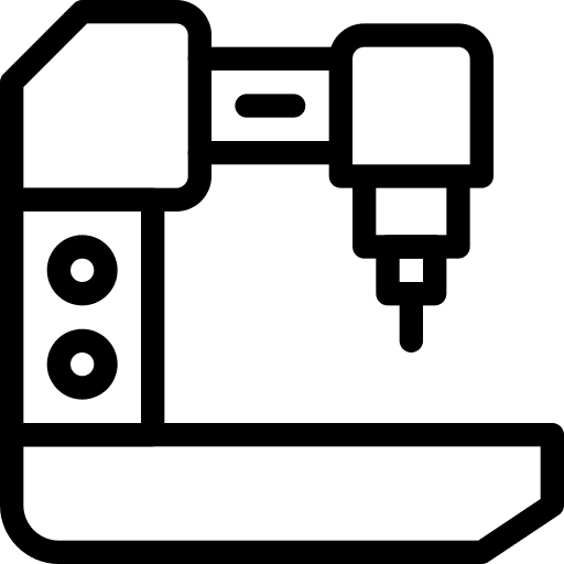 Laser cut factory cutter icon