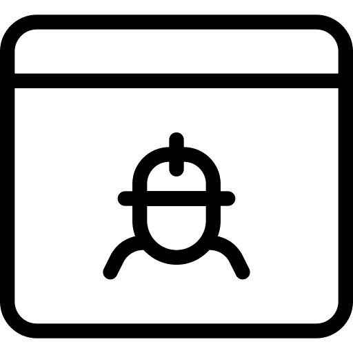 Online user online browser icon