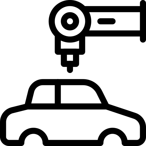 Robotic arm mechanism repair tools robotic arm icon