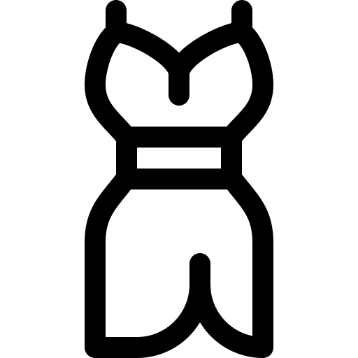 Dress fashion garment elegant icon