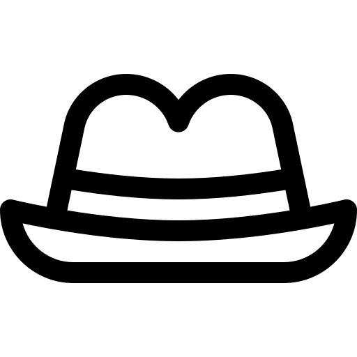 Hat masculine fashion accessory icon