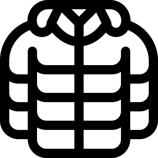 Jacket coat fashion jacket icon