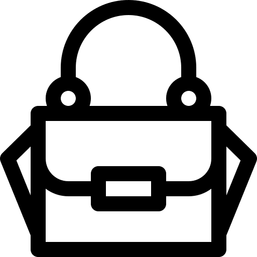 Purse shopper commerce shopping center icon