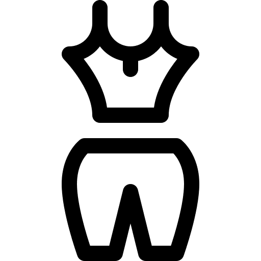 Summer clothing underwear clothing bikini icon