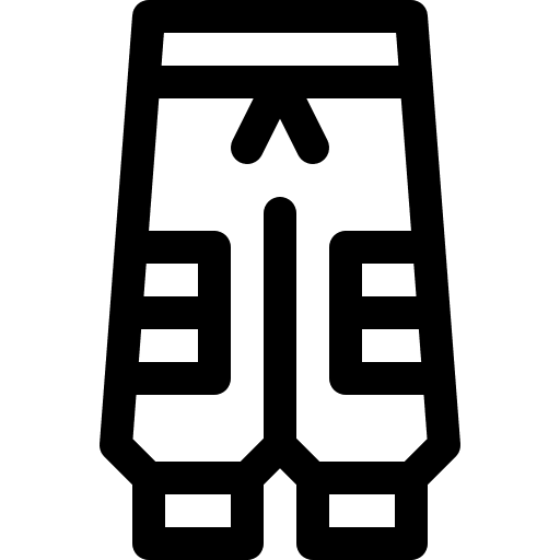 Pants sports and competition clothing sport wear icon