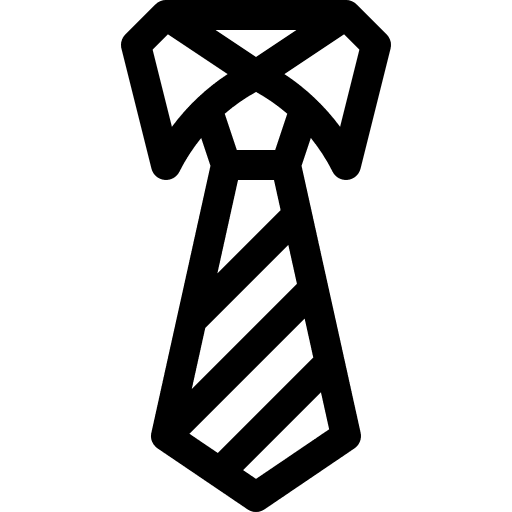 Tie elegant wedding ties icon