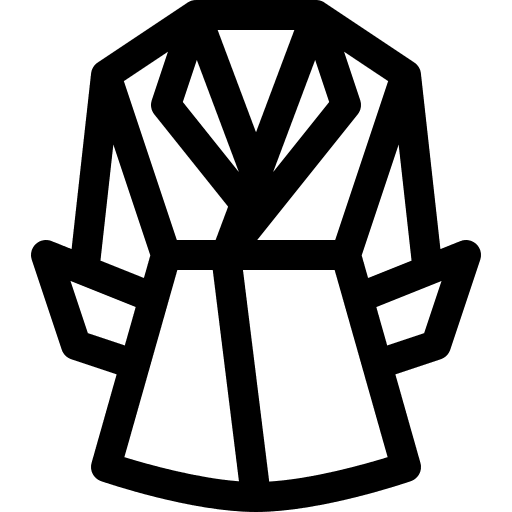 Trench coat garment clothing trench coat icon