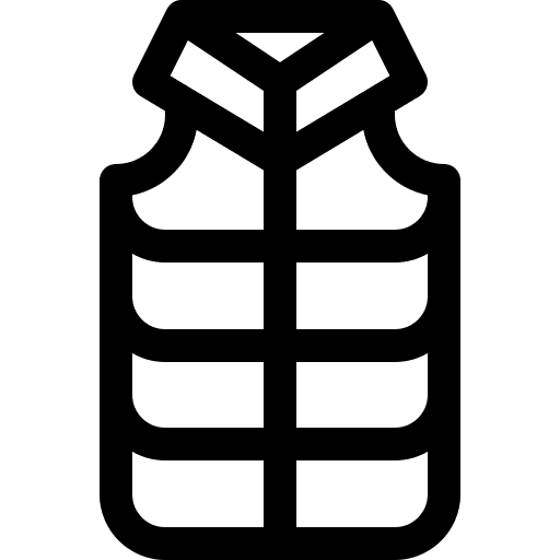 Vest camping high visibility vest nature icon