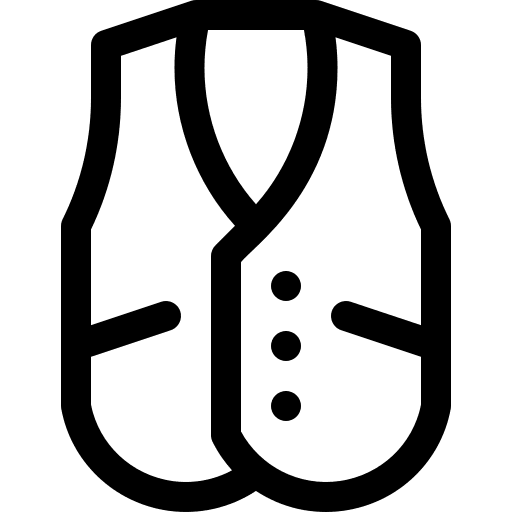 Vest clothes fashion vest icon