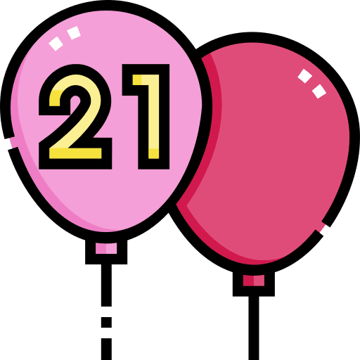 Ballon birthday party balloon icon