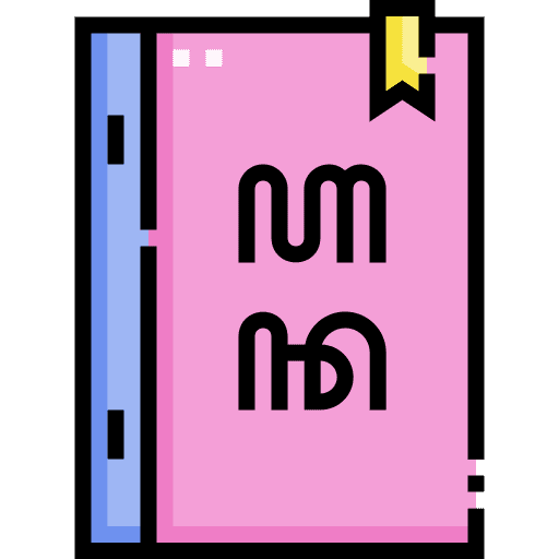 Book book business agenda icon