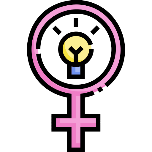 Idea feminism sign female icon