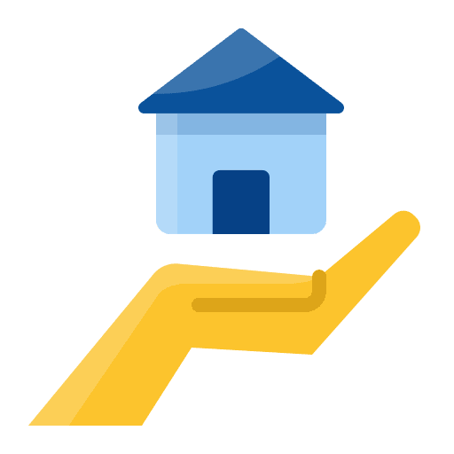 Home real estate home save icon